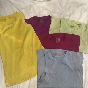 Calia tanks set of 5, only worn a handful of times